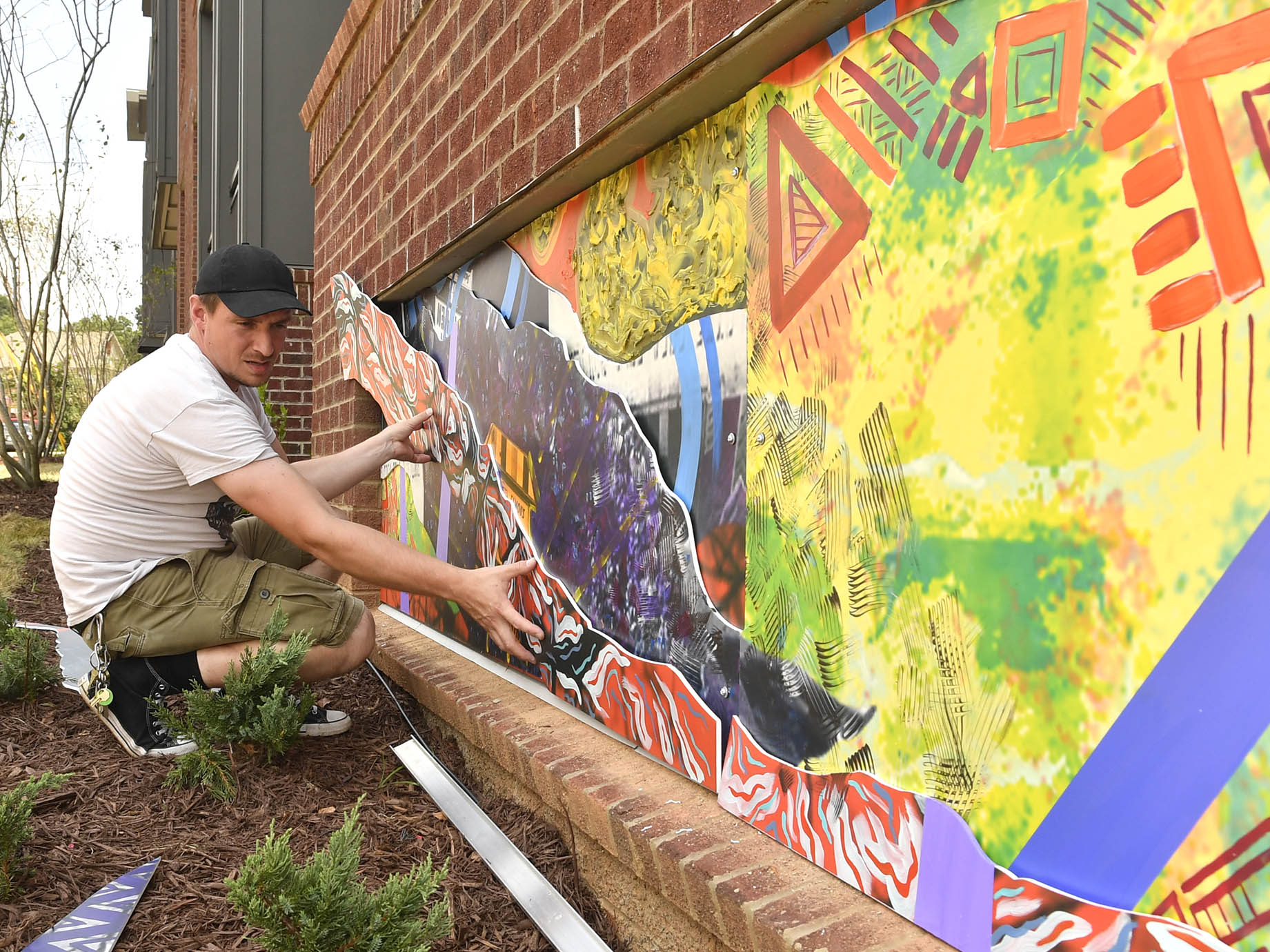 Art students add color and character to the evolving and historic neighborhood of Wesley Heights