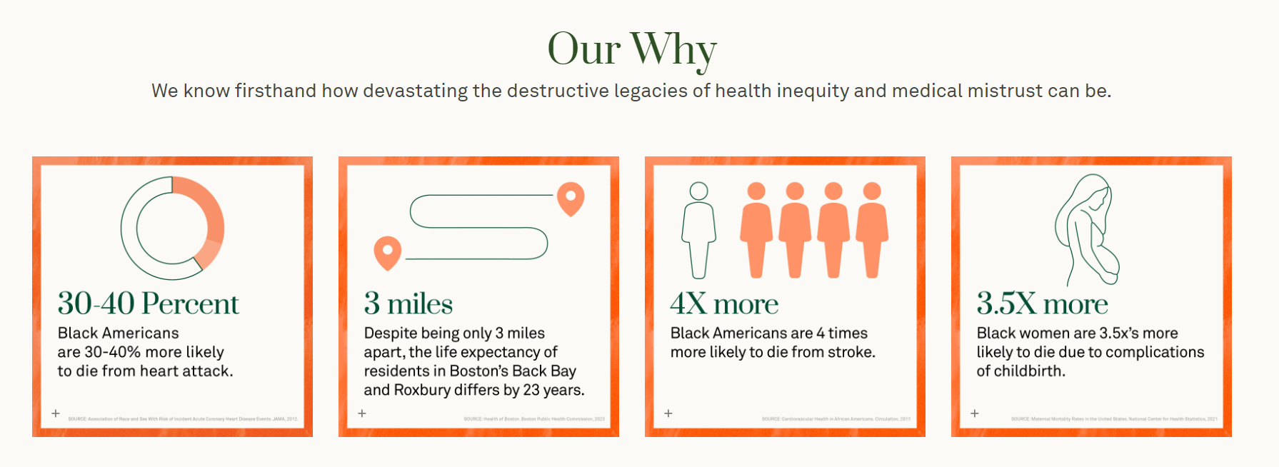 Our Why infographic